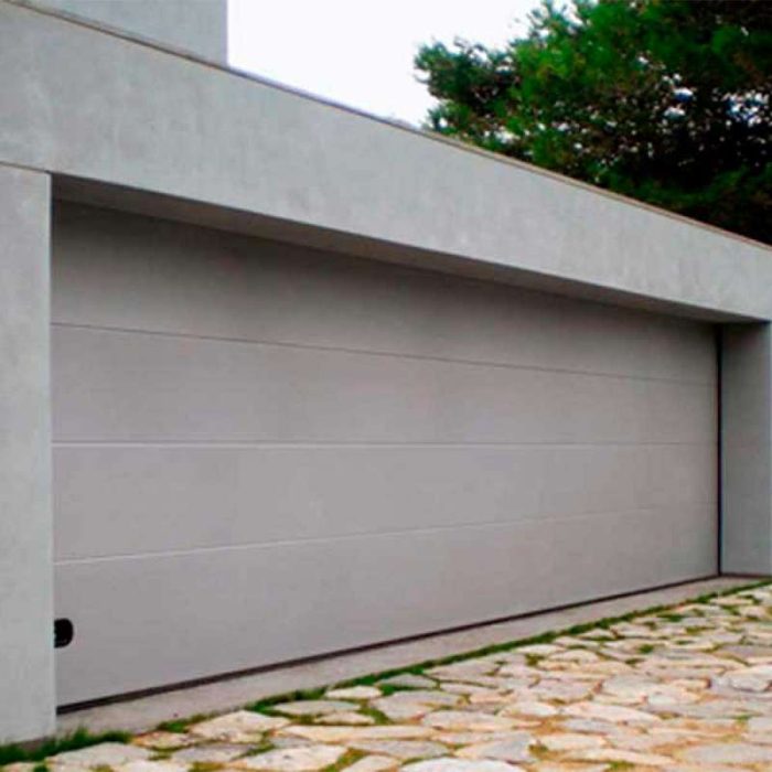 Puerta de garaje seccional lisa medidas 2m x 2m